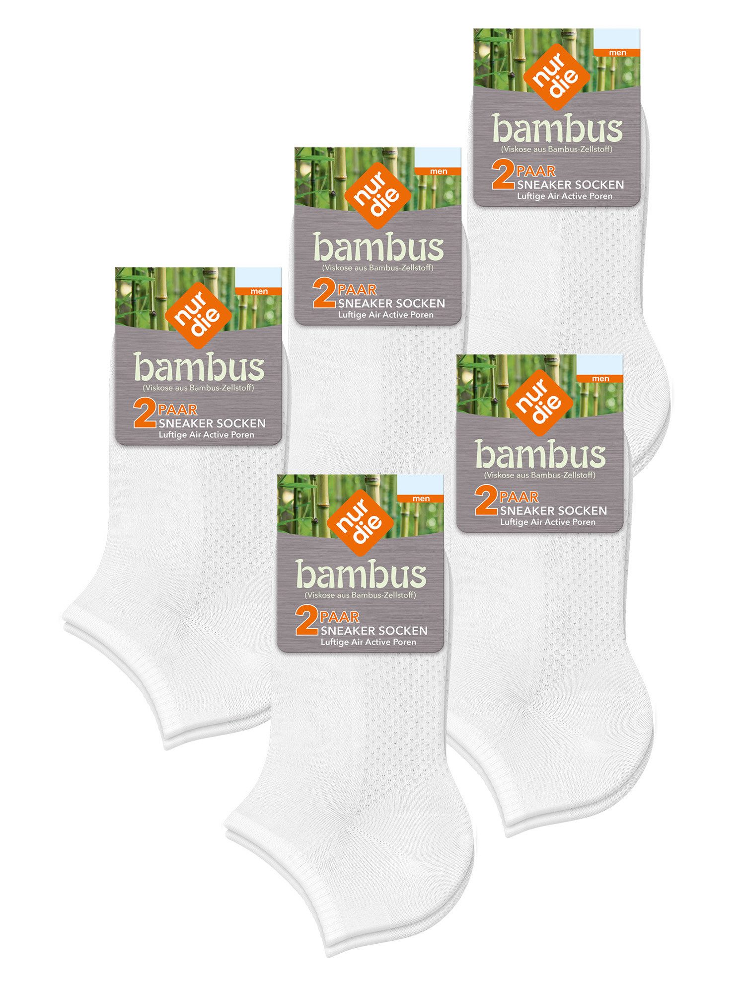 Nur Die Sneakersocken Bambus Sneaker (10-Paar) Männer Multipack Mehrpack günstig online kaufen