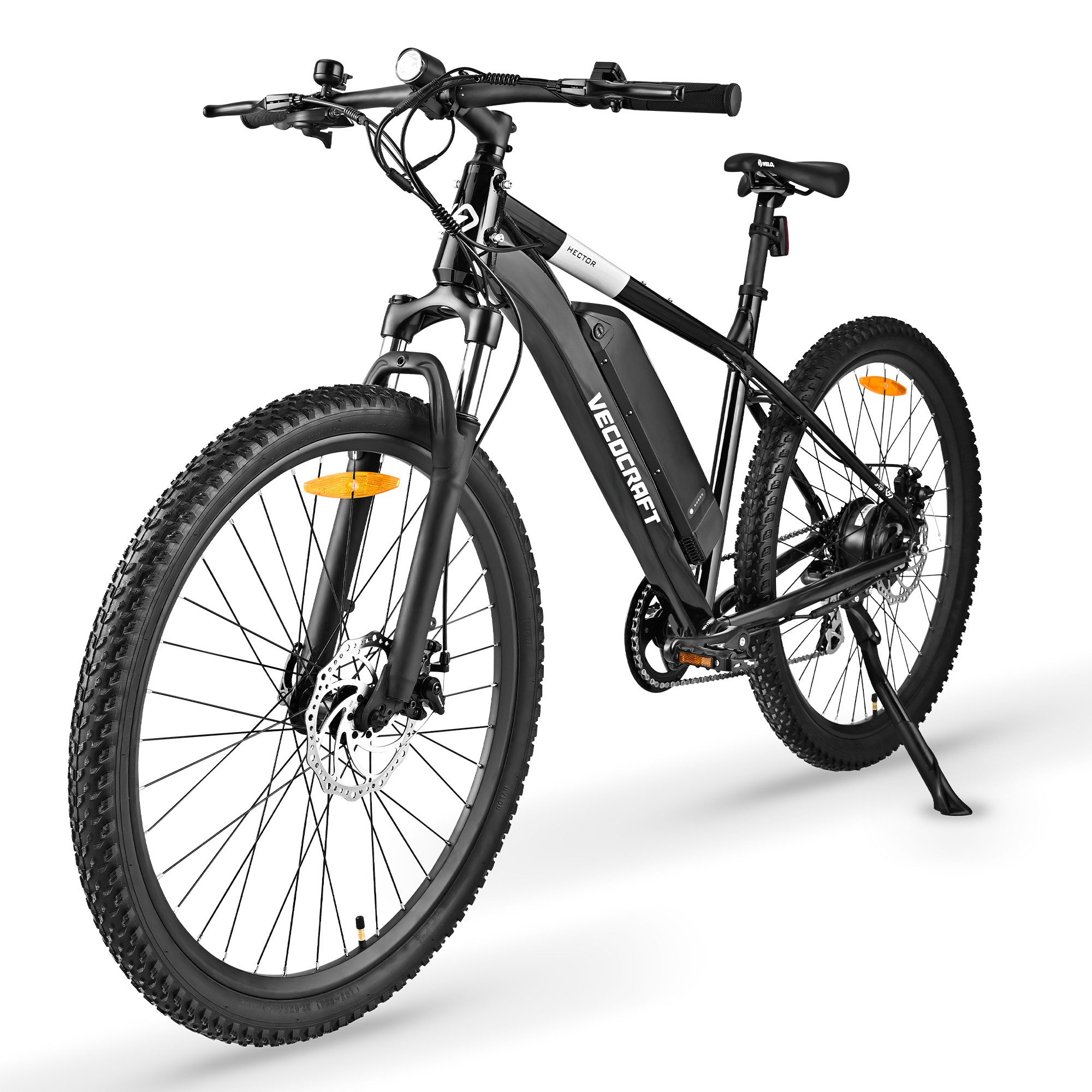 VECOCRAFT E-Bike Mountainbike HECTOR 27,5" 468 Wh, 250 W, 42 Nm, 8-Gang Shimano, 8 Gang, Heckmotor, 468 Wh