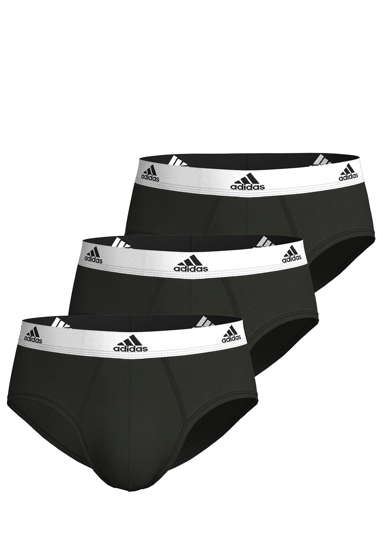 adidas Sportswear Slip "Active Flex Cotton" (3er-Pack) Real Cool Cotton, schnell trocknend, guter Feuchtigkeitstransport