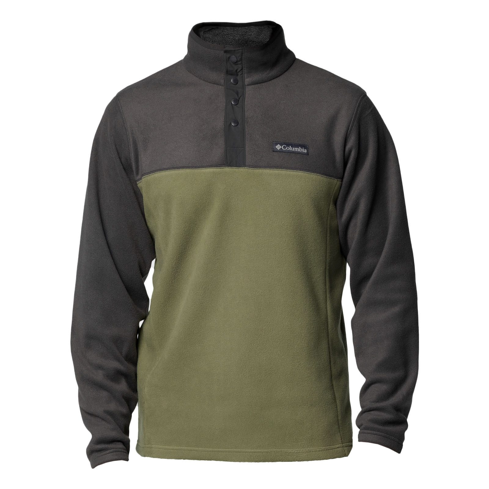 Columbia Fleecepullover Steens Mountain™ Half Snap II mit Knopfleiste und Logo-Patch
