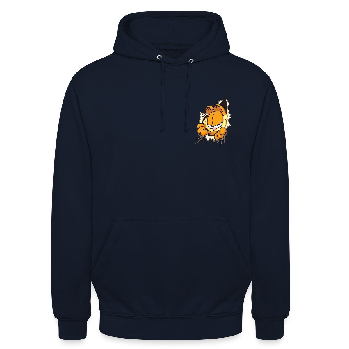 Hoodie Garfield Hier Ist Garfield Unisex Hoodie