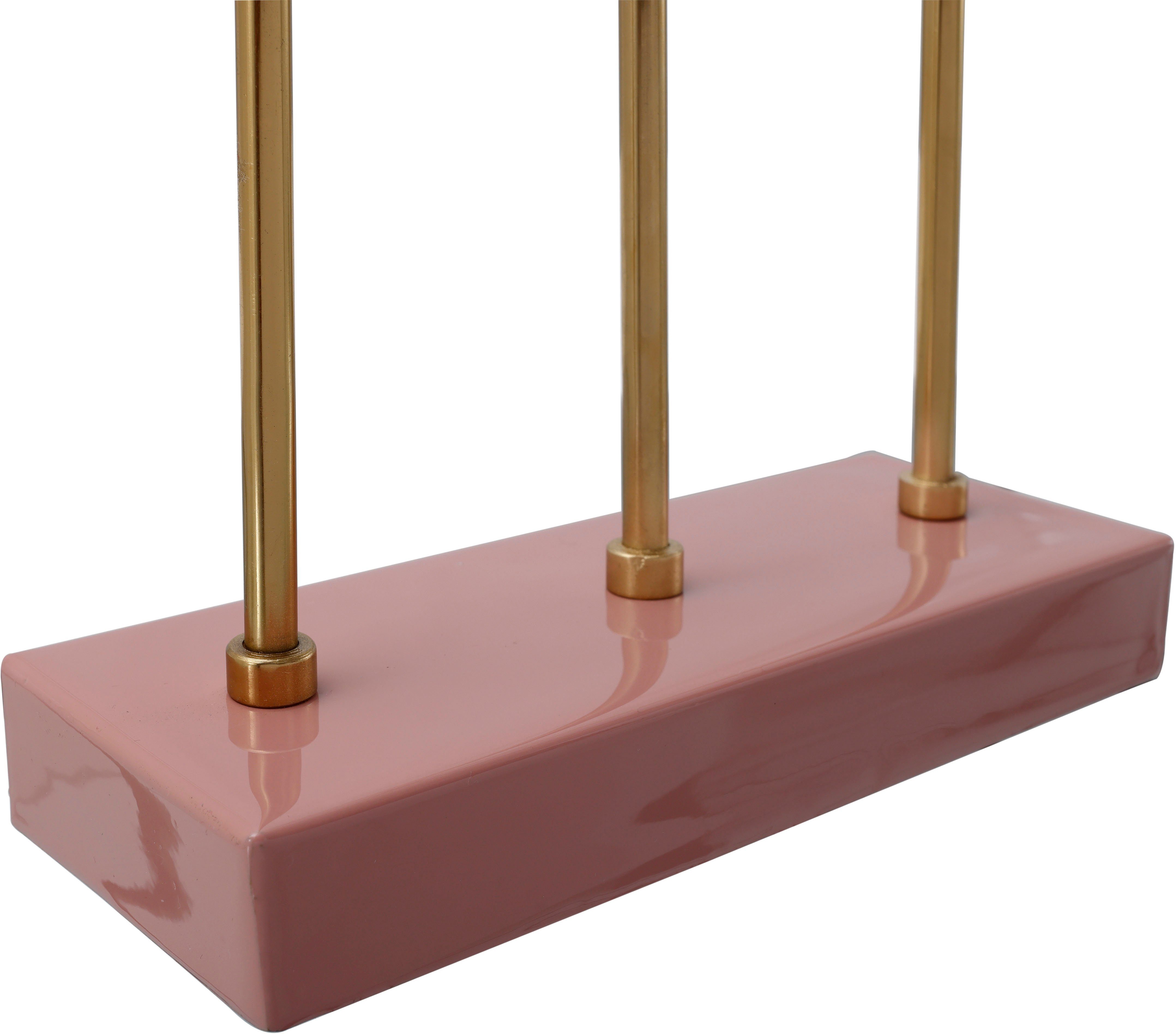 Deco Kerzenständer Kerzenhalter Art Kayoom rosa/goldfarben 325 (1 St)