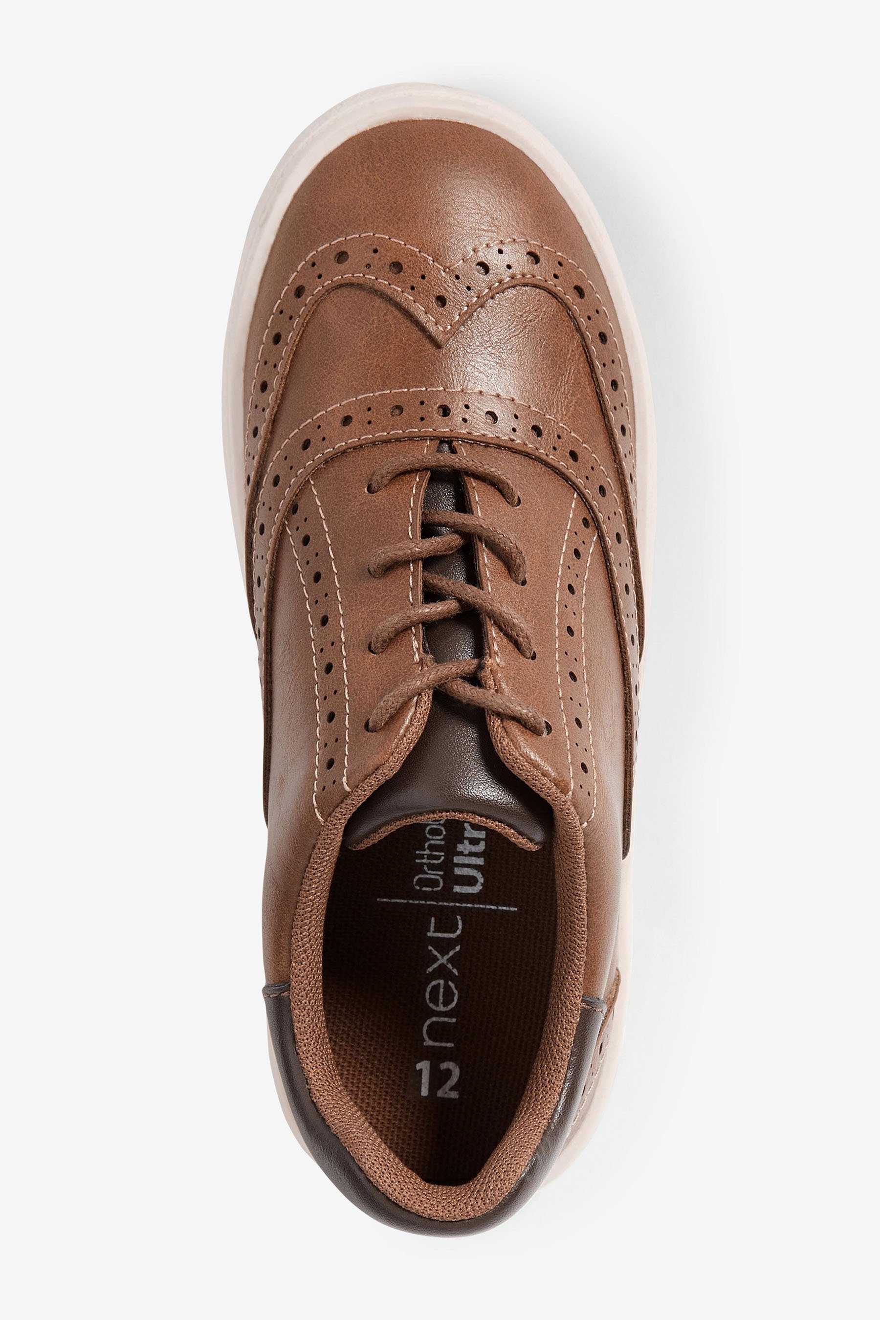 Next Brogues zum Schnüren Klettschuh (1-tlg)
