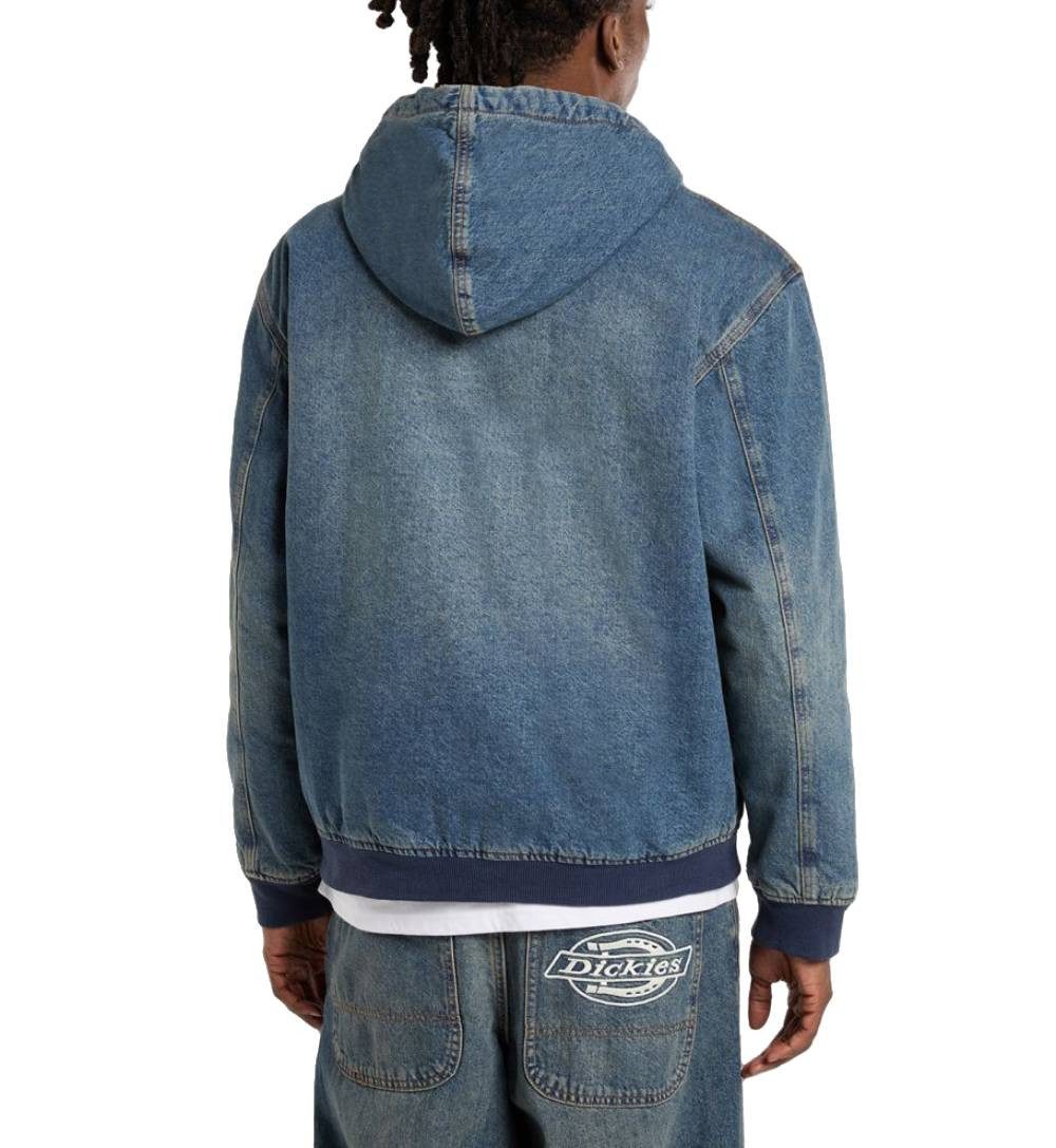 Dickies Jeansjacke Jeansjacke Dickies Hilham Hooded Jacket Kängurutasche