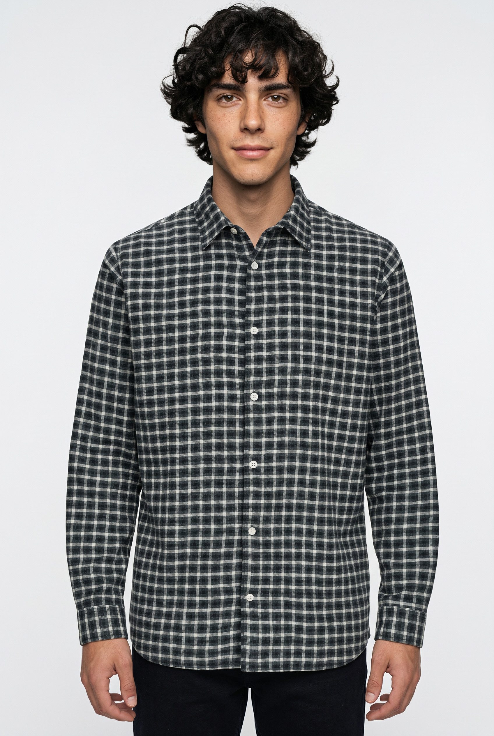 Jack & Jones Langarmhemd JORJOSHUA FLANNEL CHECK SHIRT LS