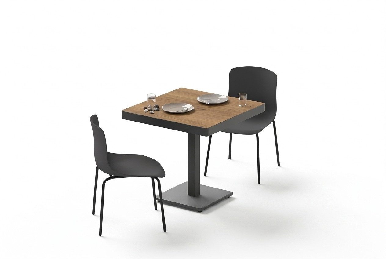 Xlmoebel Konferenztisch Holz Bartisch Moderner Ablagetisch für Wohnräume (Einzelartikel), Made in Europa