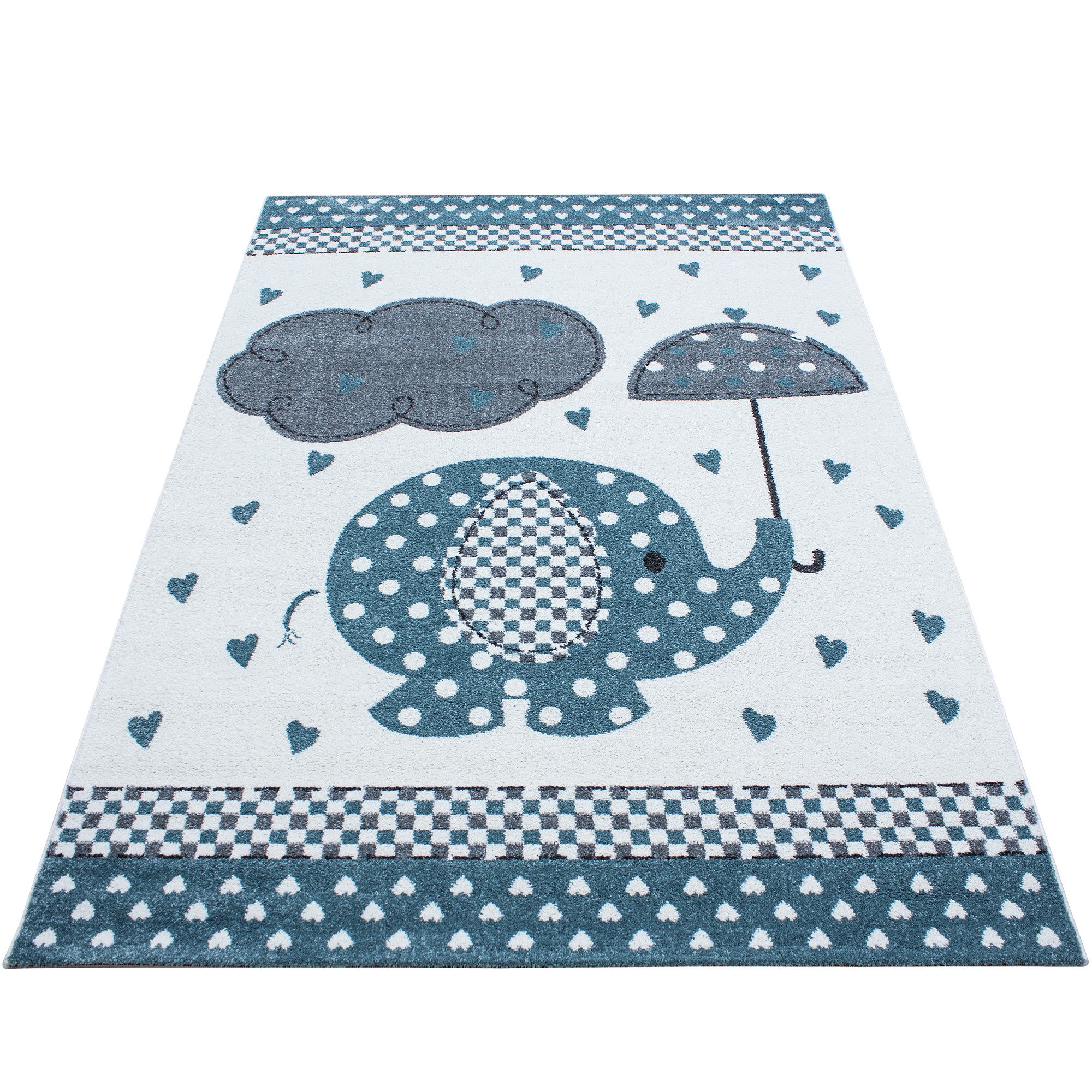 Carpettex Kinderteppich Elefant-Design, Läufer, Höhe: 11 günstig online kaufen