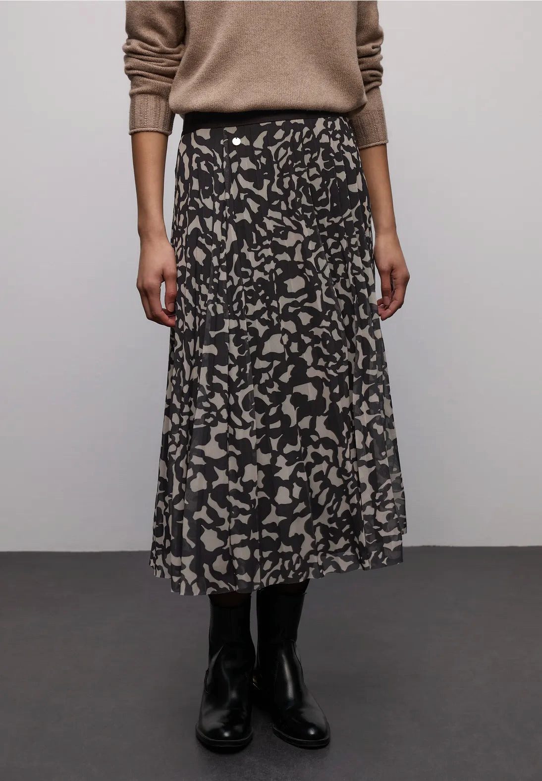 STREET ONE Midirock Plissée-Rock (1-tlg) günstig online kaufen