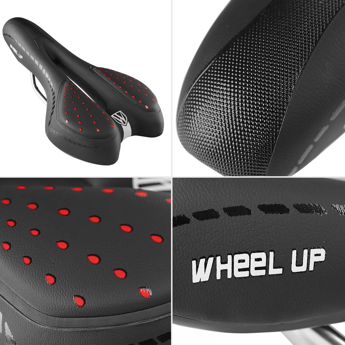 Sattel, Unisex MidGard wasserabweisend Fahrradsattel Fahrrad ergonomische GEL Fahrradsitz,