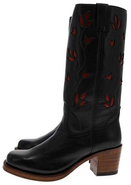 Sendra Boots TOLEDO ILONA Schwarz Stiefel Rahmengenähter Damen Lederstiefel