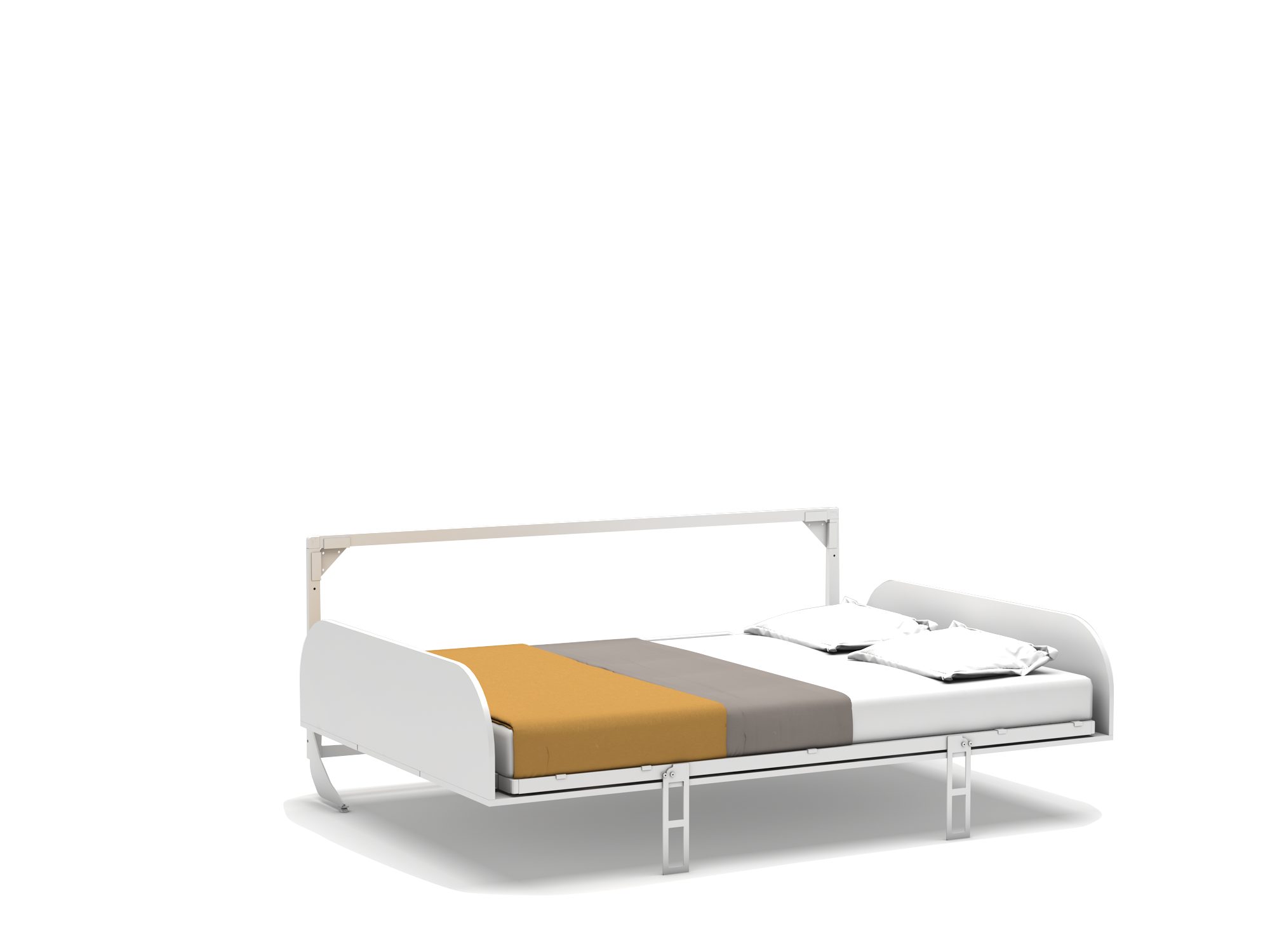 Multimo Schrankbett SIMPLE DOUBLE Wandbett / Schrankbett, 140x200 cm inkl. Lattenrost