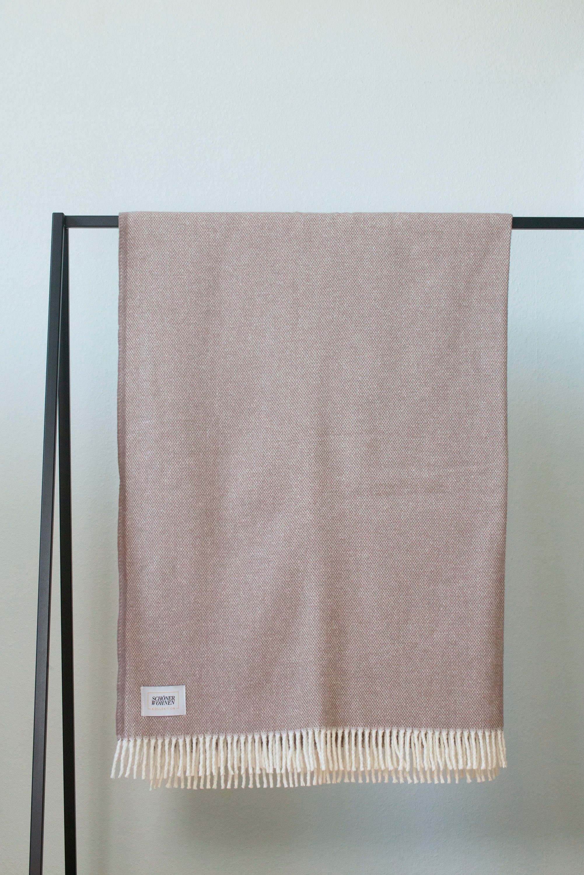 Wohndecke Relax, SCHÖNER WOHNEN-Kollektion, mit Fransen, Kuscheldecke – Bild 3 von 5