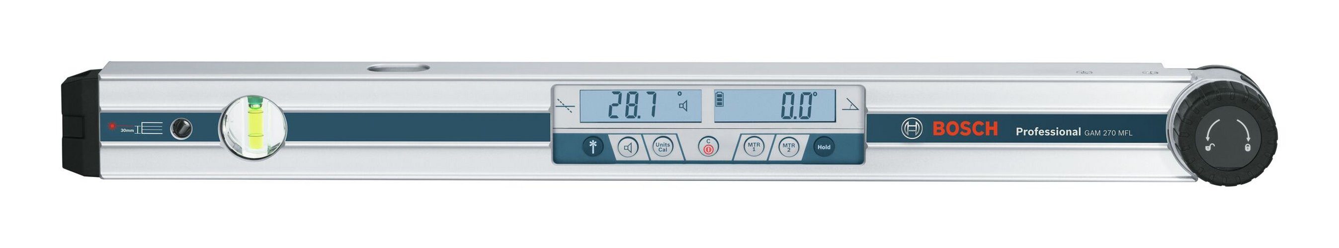 Bosch Professional Nivelliergerät GAM 270 MFL, Транспортир mit Schutztasche