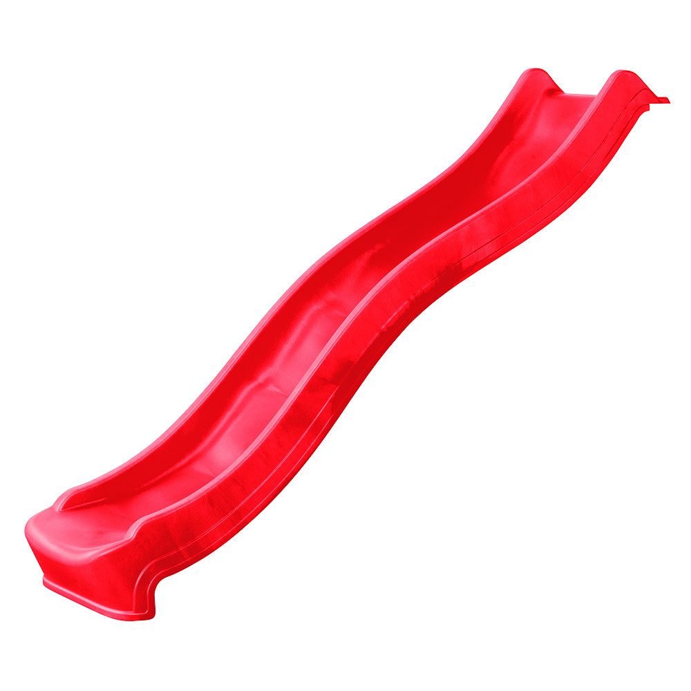 Wickey Rutsche Flow – 220 cm Rutsche mit Wasseranschluss für abenteuerlustige Kinder, (Kompakte Kinderrutsche mit viel Spaß - Maximales Benutzergewicht 50 kg, Ergonomische Wellenform - Kindgerecht geformt – ideal für Kleinkinder), Wetterfest & farbstabil