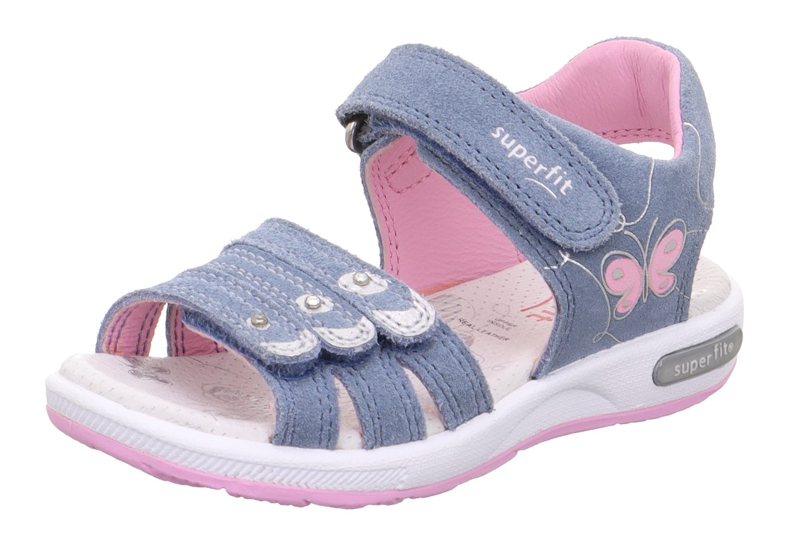 Superfit superfit Kinder Sandale 1-006137-8020 blau/rosa Sandalette