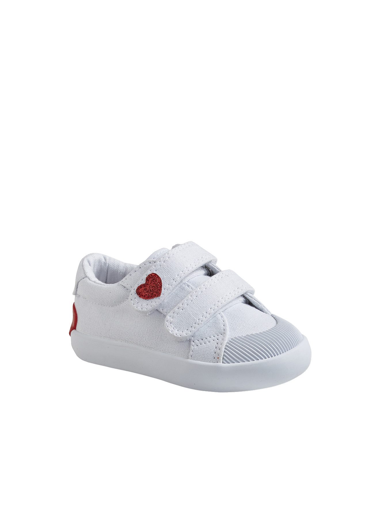 vertbaudet Mädchen Baby Stoffschuhe, Klett Babystiefel
