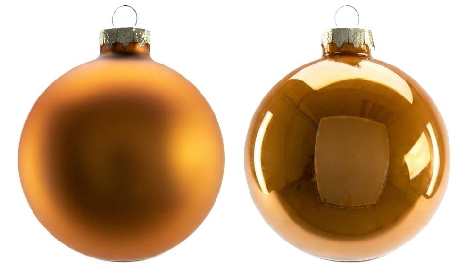 Christbaumschmuck TrendLine Weihnachtskugeln aus Glas Ø 8 cm