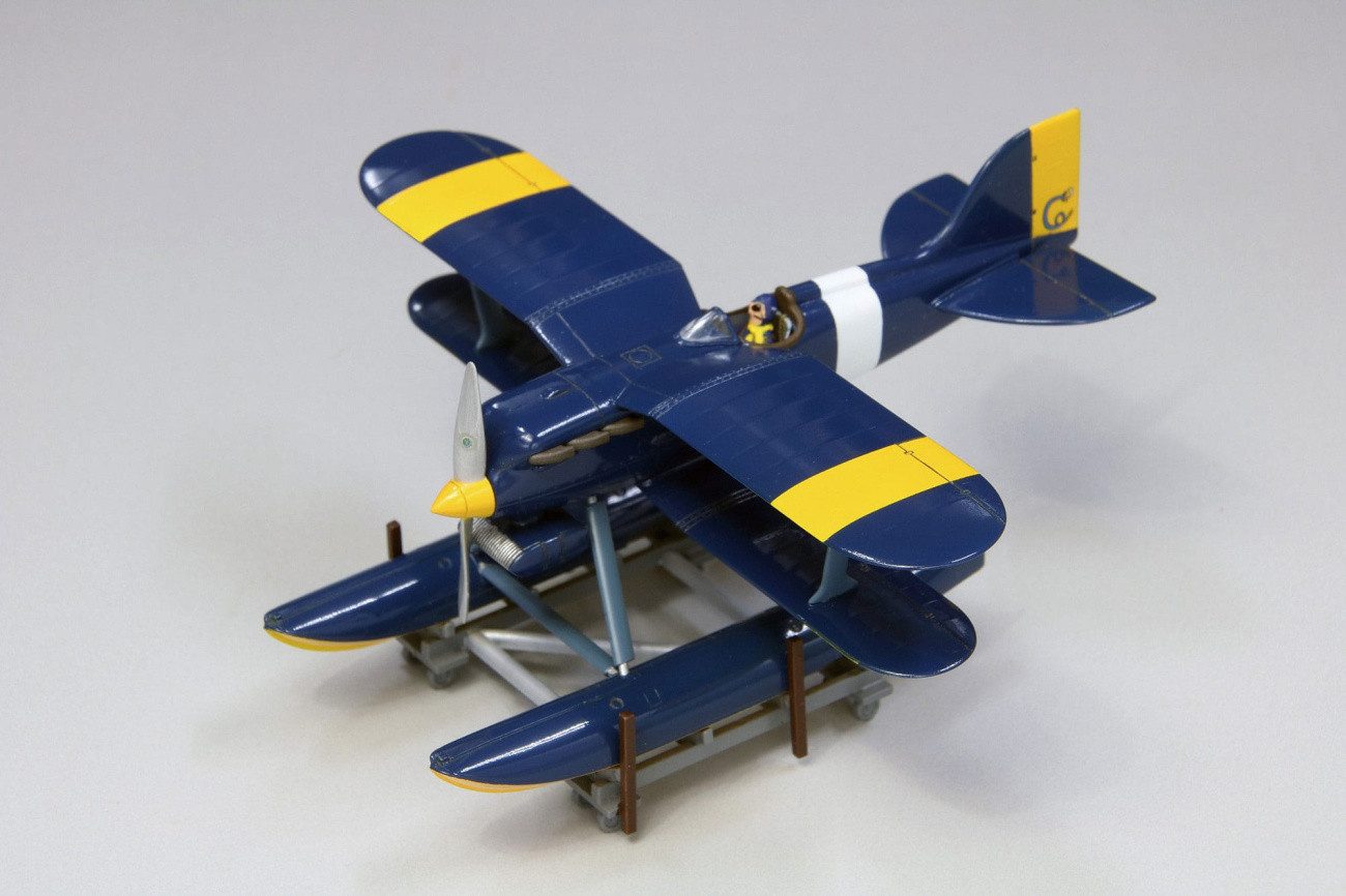 Fine Modellbausatz Porco Rosso Model-Kit 1/72 Curtiss R3C-0 Seaplane Prototype
