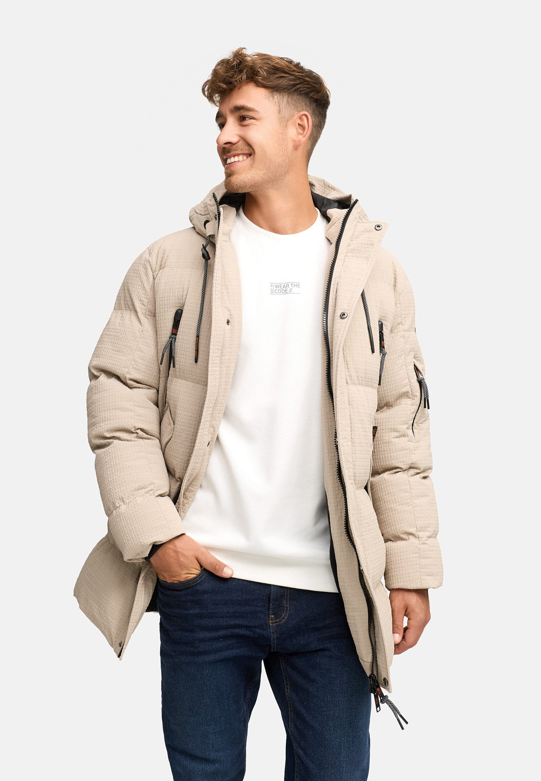 Indicode Winterjacke Herren INLondoy Jacke Winter Herrenjacke mit markanter günstig online kaufen