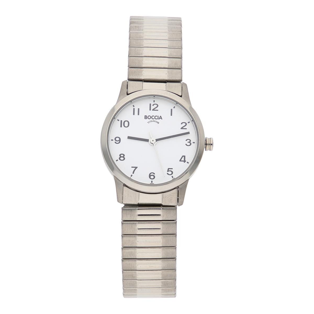 Quarzuhr Boccia Damen Uhr 3318-01 Titan Quarz