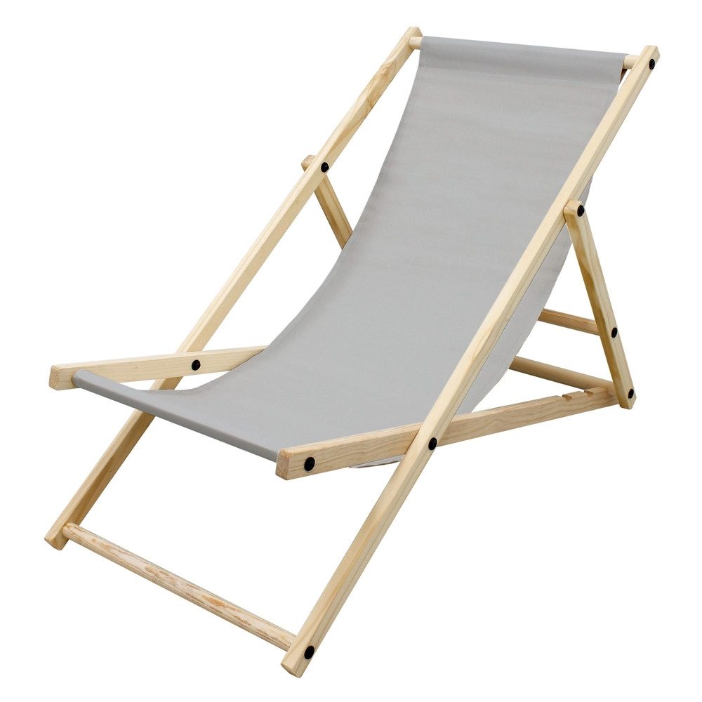 ECD Germany Gartenliege Holz Beachstuhl klappbarer günstig online kaufen