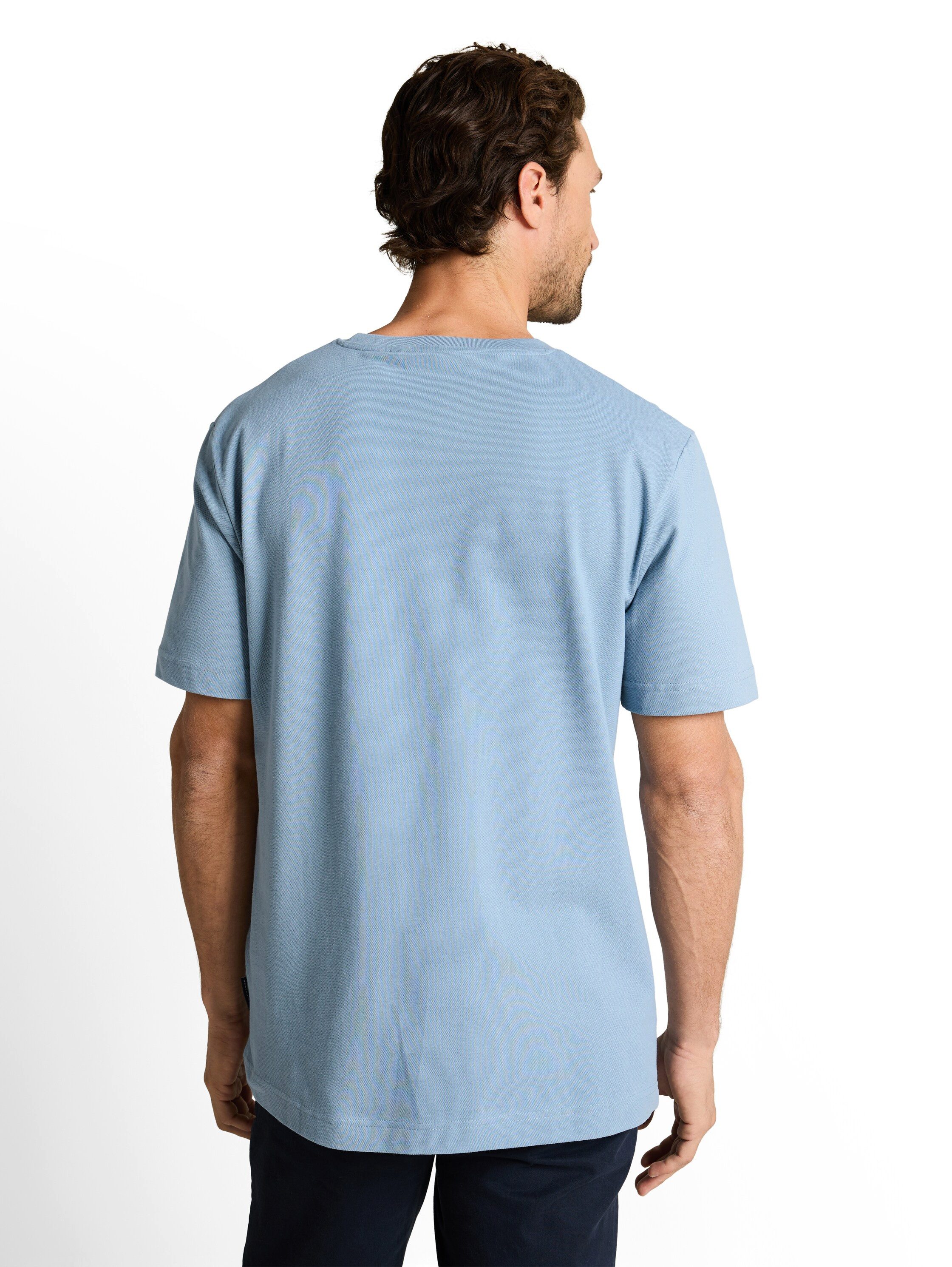 TOM TAILOR T-Shirt mit Pique Struktur