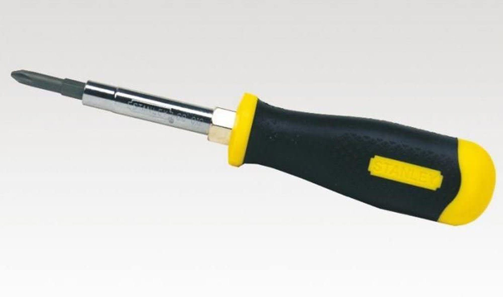 STANLEY Bit-Schraubendreher Stanley Schraubendreher Dreiflächiger Griff Austauschbare Bits 6tlg, (6 St)