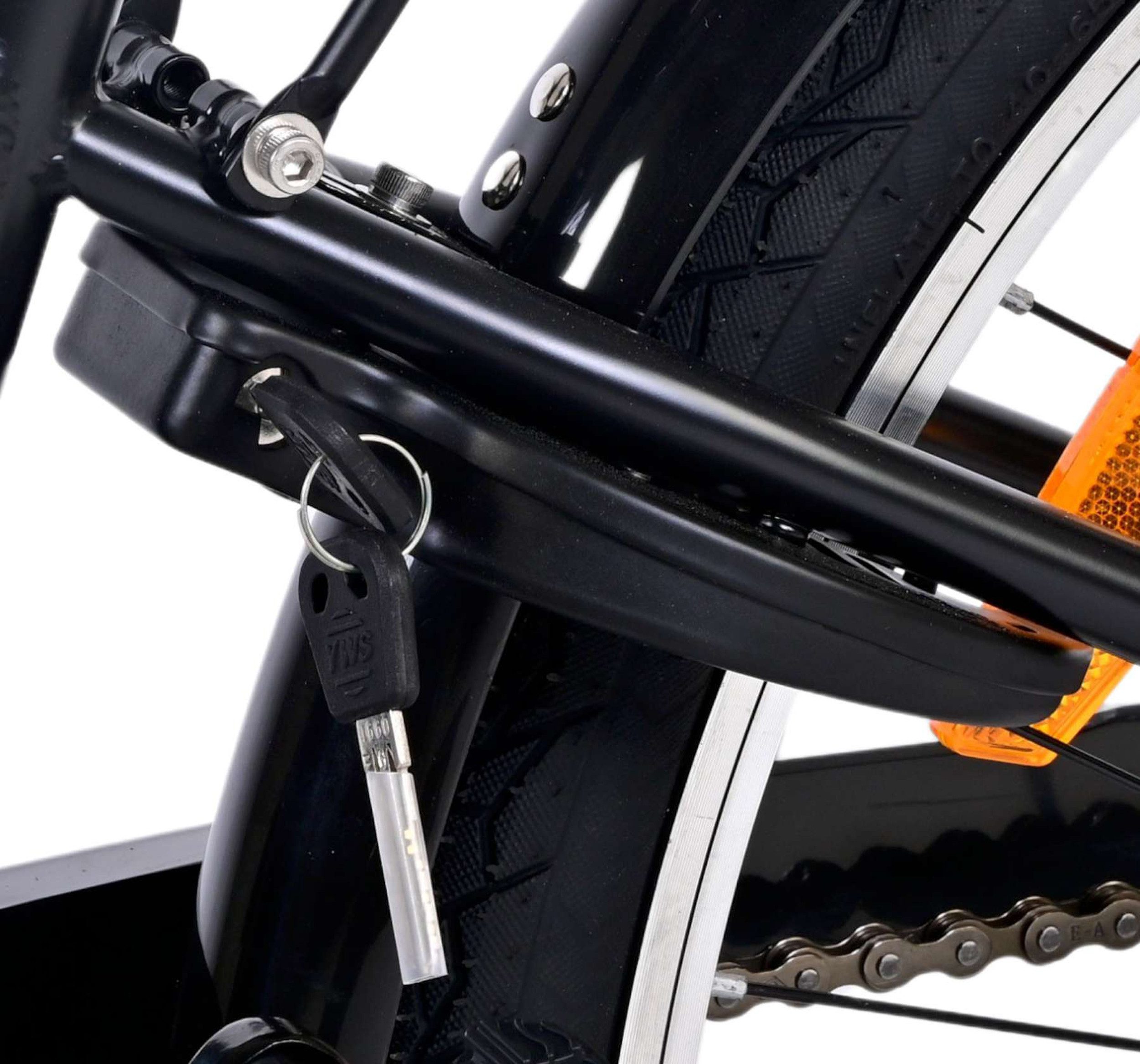 TPFSports Kinderfahrrad Volare Thombike 24 Zoll Rücktritt + Handbremse, 3 Gang, (Jungsfahrrad - Jungen Kinderrad - 3 Gänge - Sicherheitsgriffe), Kinderfahrrad 24 Zoll - Jugend Fahrrad - Kinder Jugend Fahrrad