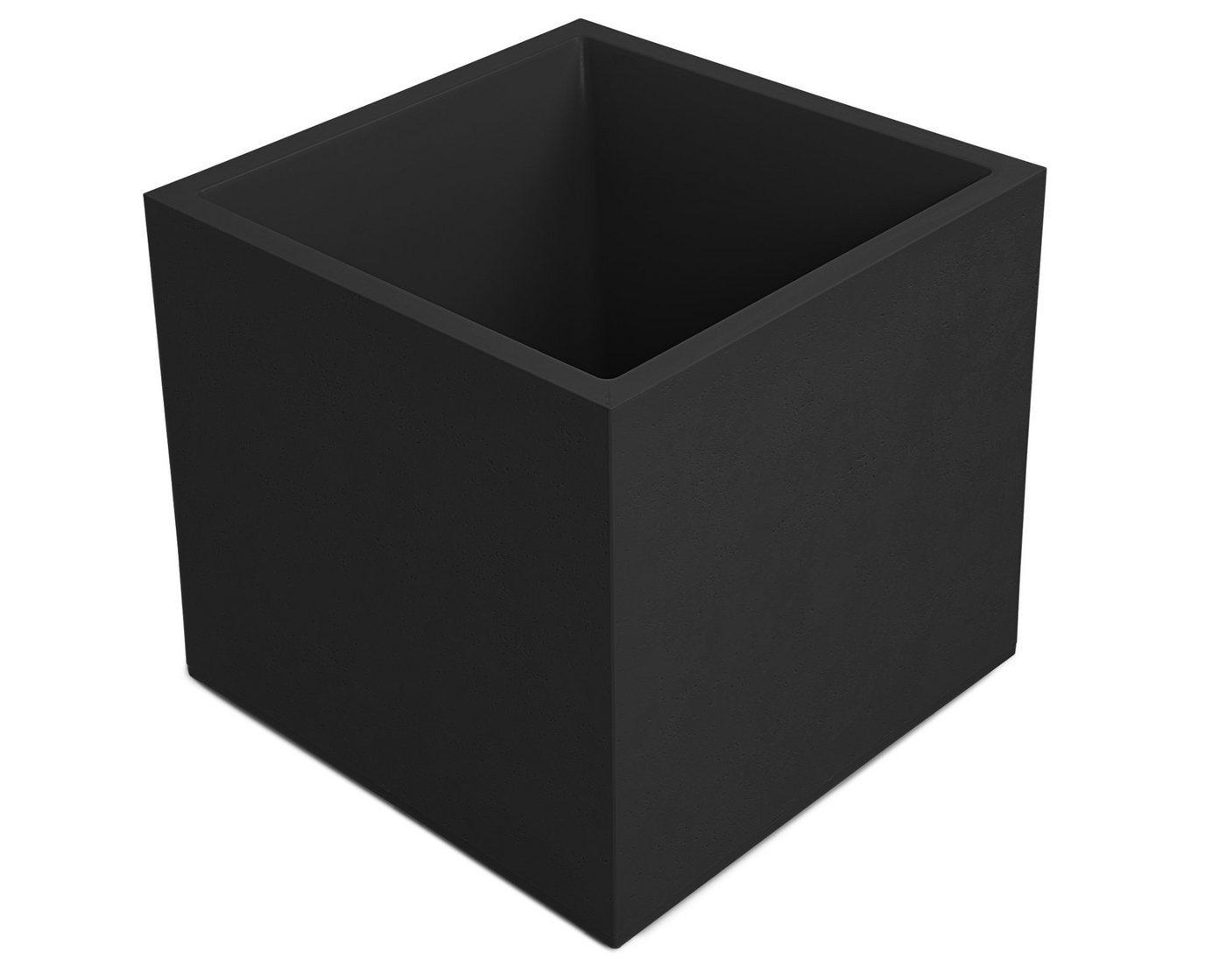 Thumbnail - ONDIS24 Blumenkasten Ondis24 Pflanzkübel Vulkan Pierre 50, 50x50x50 cm, in Vulkanstein/Basalt-Optik mit Wasserspeicher
