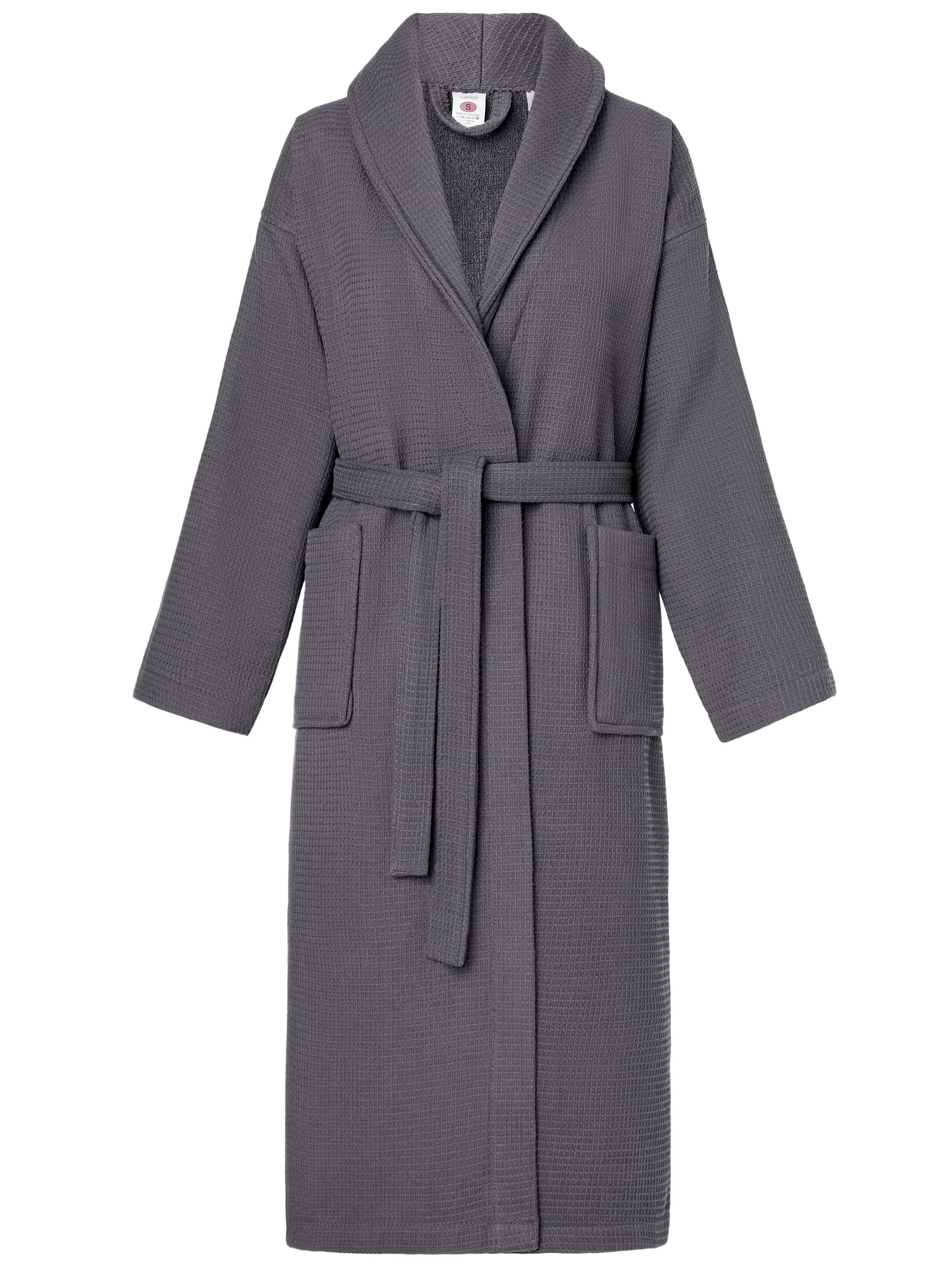 Ladeheid Bademantel Damen Waffelpiqué Bademantel - 100% Baumwolle LA40-227, günstig online kaufen