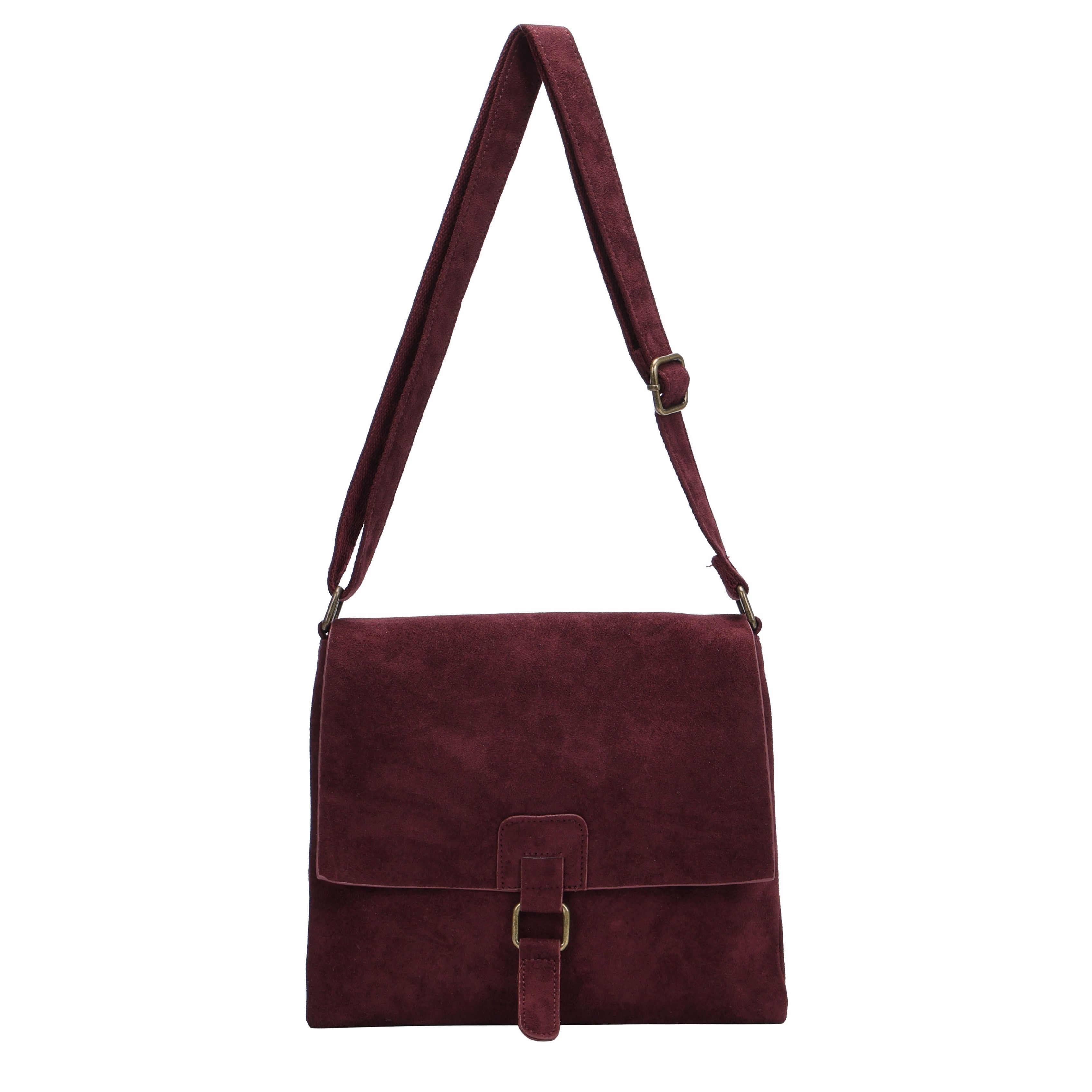 MIRROSI Umhängetasche Damen-Schultertasche Wildleder-Optik mit verstellbarem Riemen, Neue Kollektion Herbst/Winter 2026