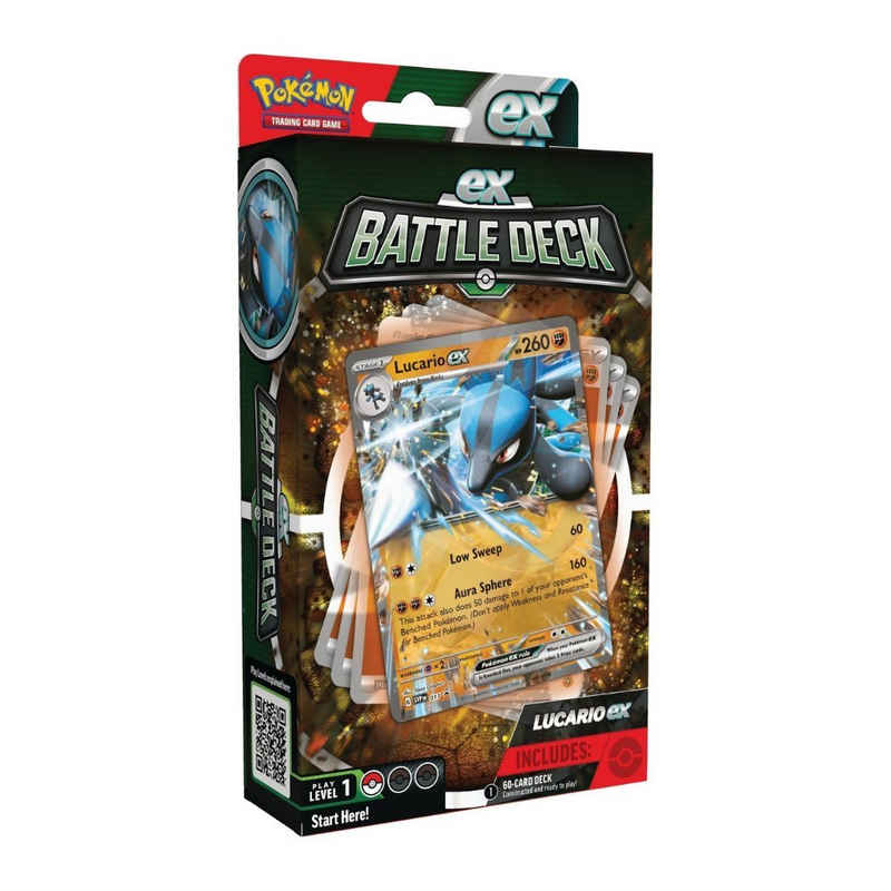 POKÉMON Sammelkarte Pokémon - ex Battle Deck - englisch, Lucario ex