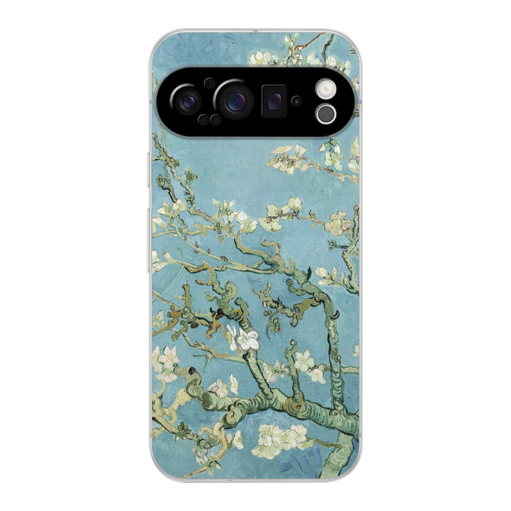 MuchoWow Handyhülle für Google Pixel 9 Pro Mandelblüte - Van Gogh - Kunst, Phone Case, Silikon, Schutzhülle Dünn
