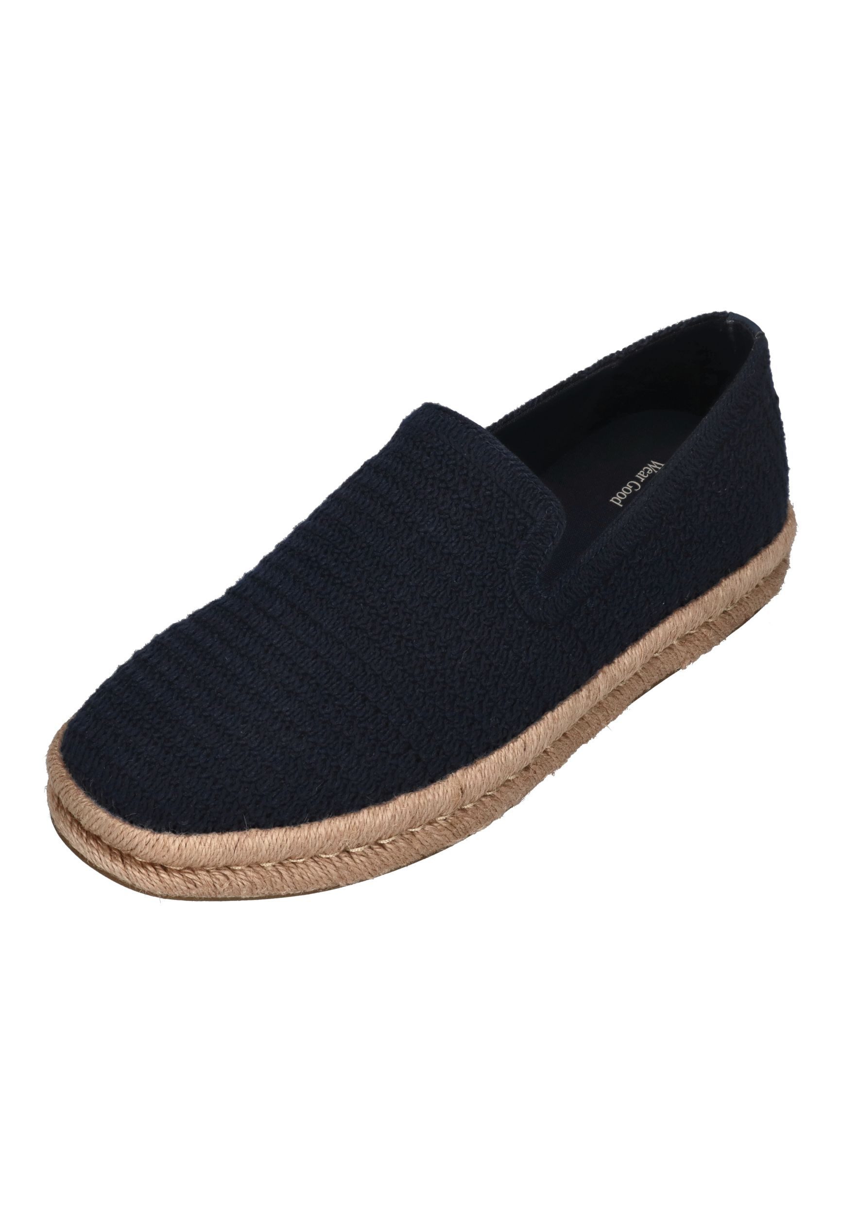 TOMS SANTIAGO Espadrille Navy Engineered Matte Mesh