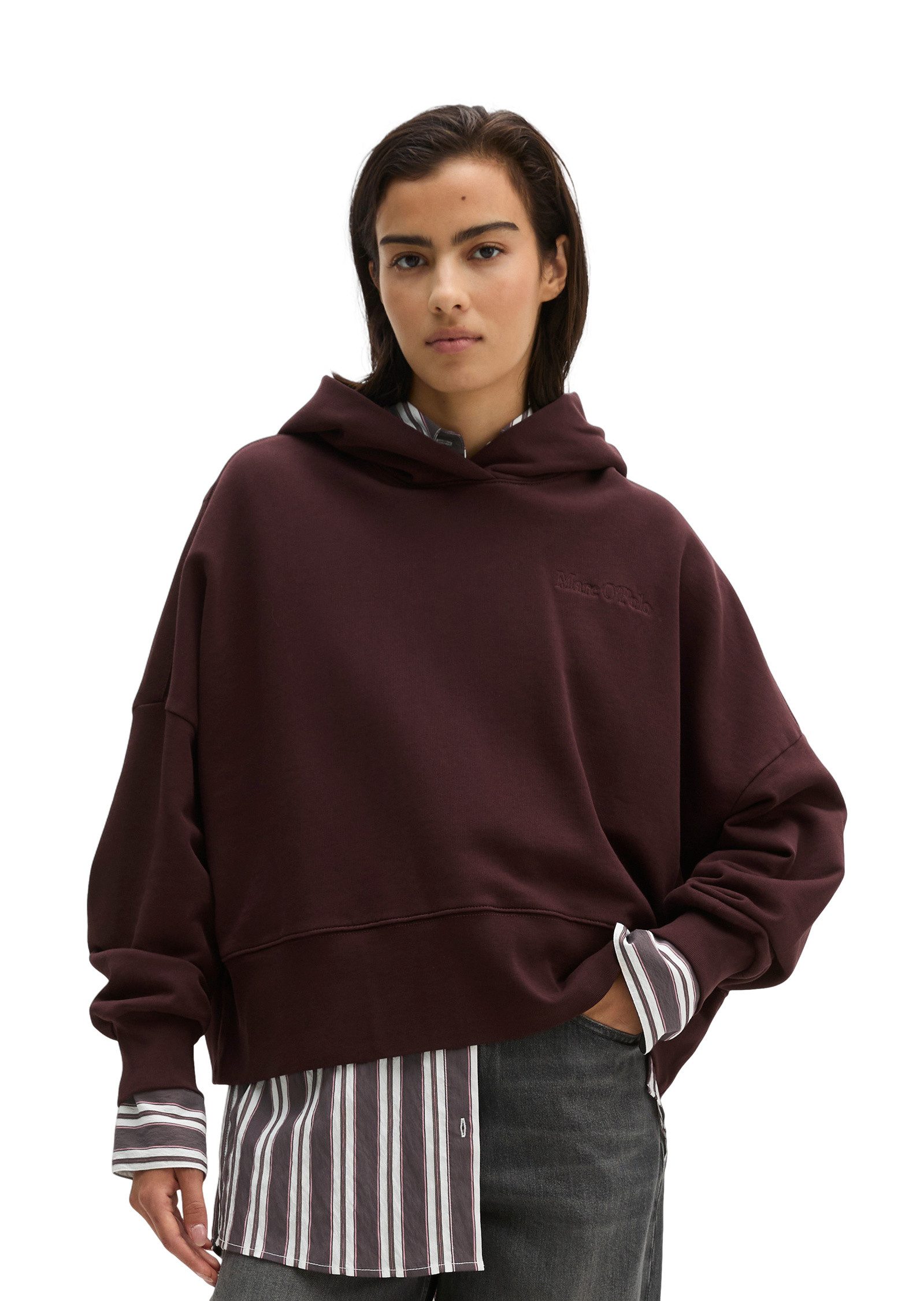 Marc O'Polo Sweatshirt mit recycelter Baumwolle