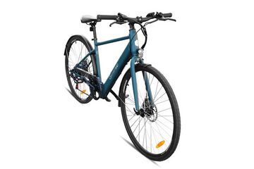 SachsenRAD E-Bike C3L Urban Herren E-Bike 27,5 Zoll Petrol mechanische Scheibenbremse, 6 Gang SHIMANO Tourney Schaltwerk, Kettenschaltung, Heckmotor, Sicher dank Alarm-Rücklicht Red Secure