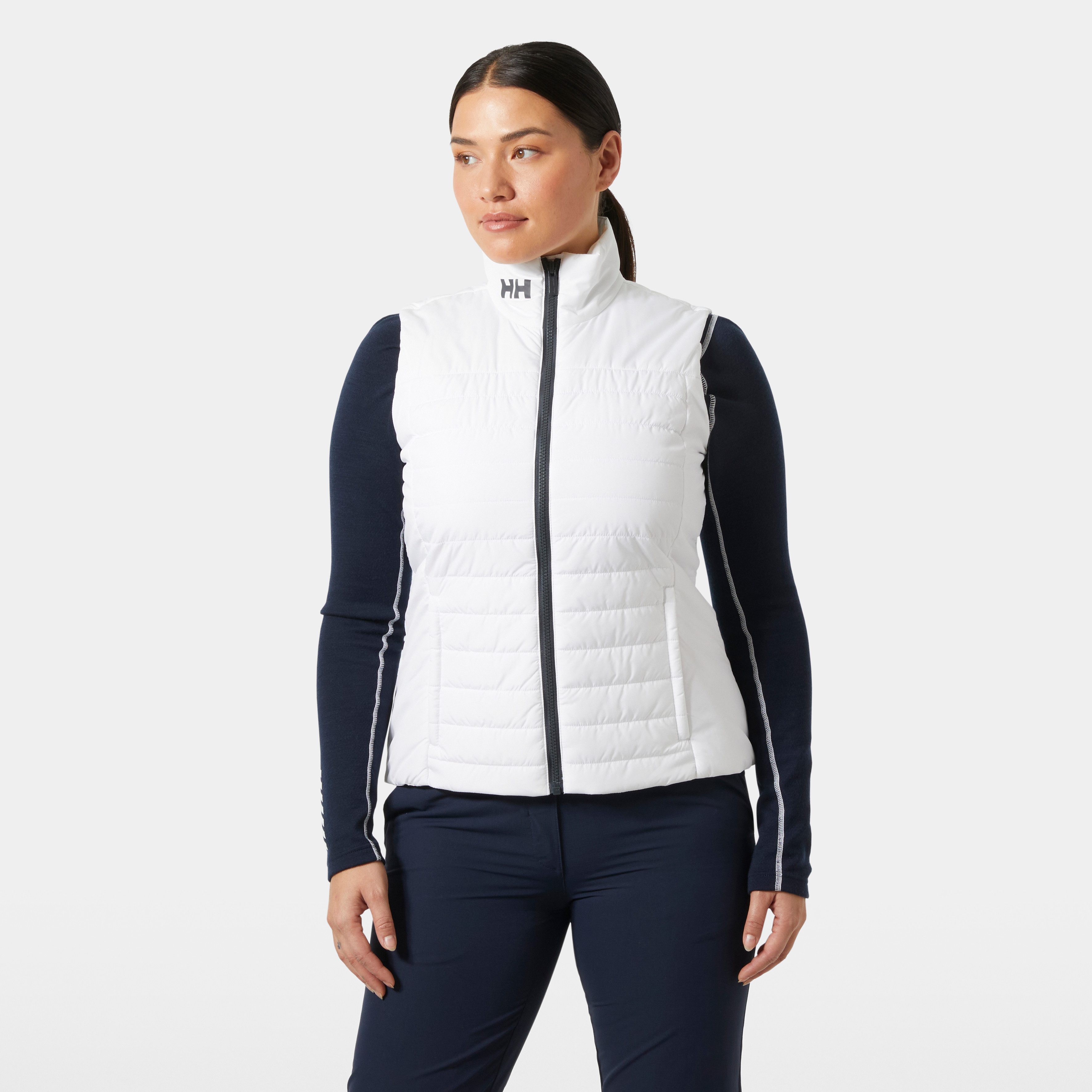 Helly Hansen Steppweste W CREW INSULATOR VEST 2.0 mit Stehkragen, hüftlang, aus Polyester, wind- und wasserabweisend