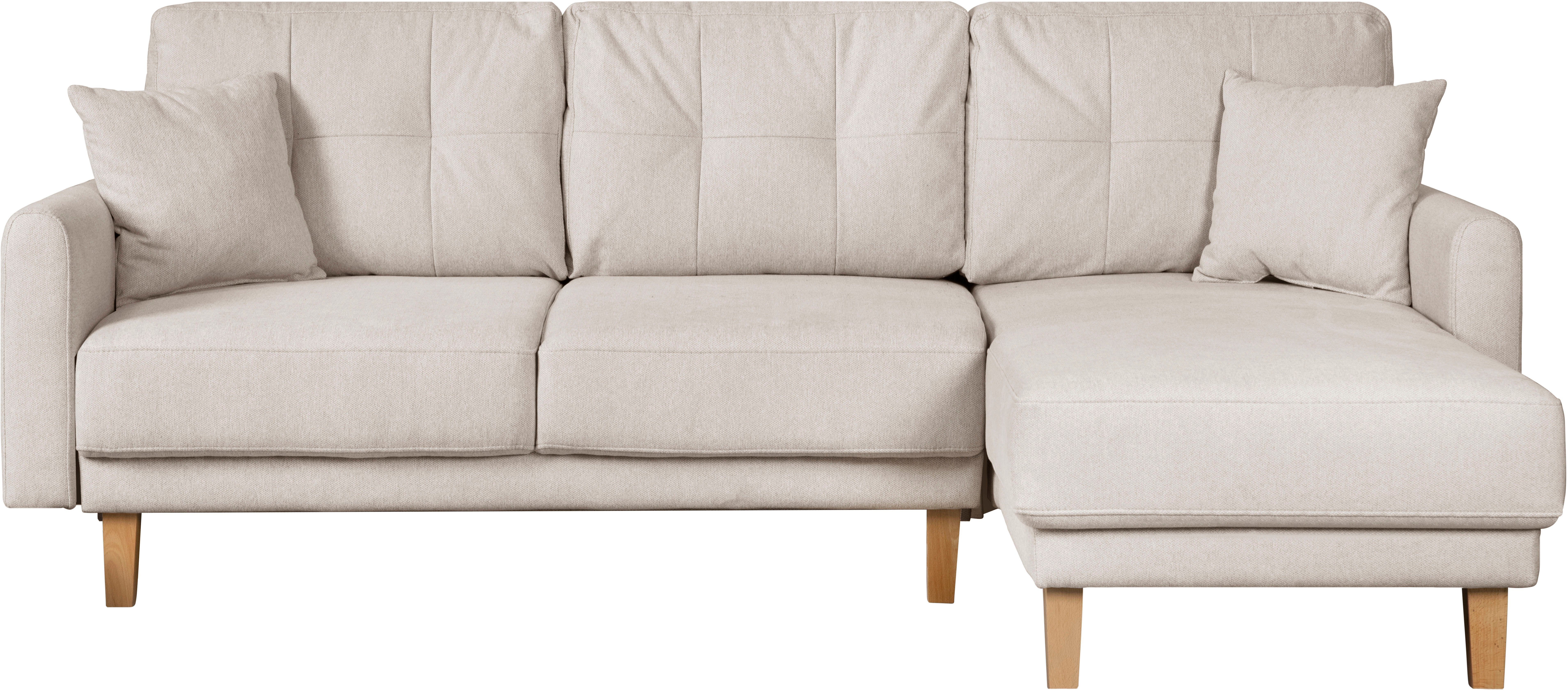 Home affaire Ecksofa "TRIPLO optionale Schlafsofa mit Bettkasten, Maße B/T/ günstig online kaufen