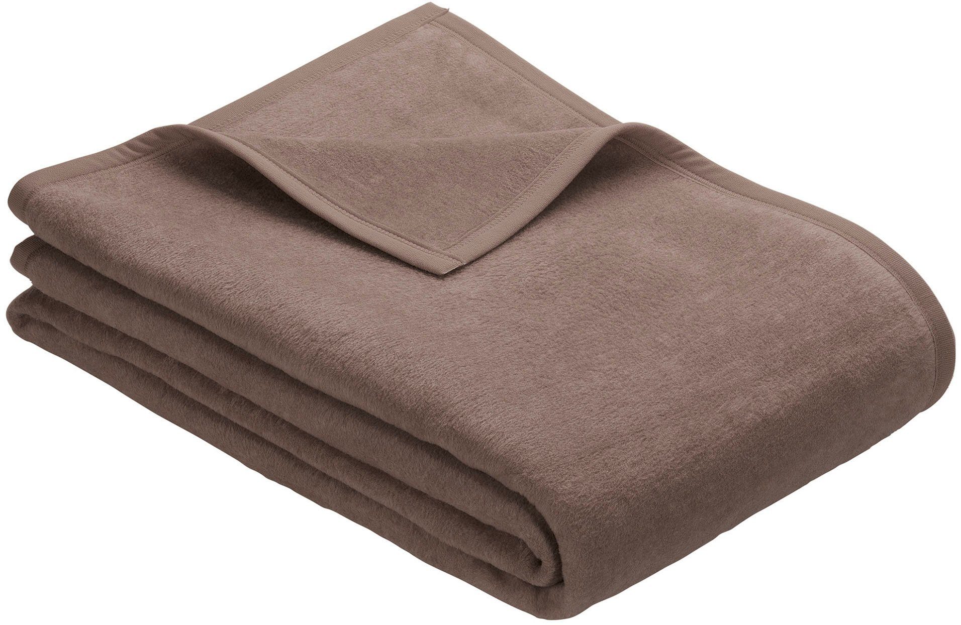 Wohndecke Luxus, IBENA, verschiedene Größen, uni, Kuscheldecke, Premium, made in Europe!
