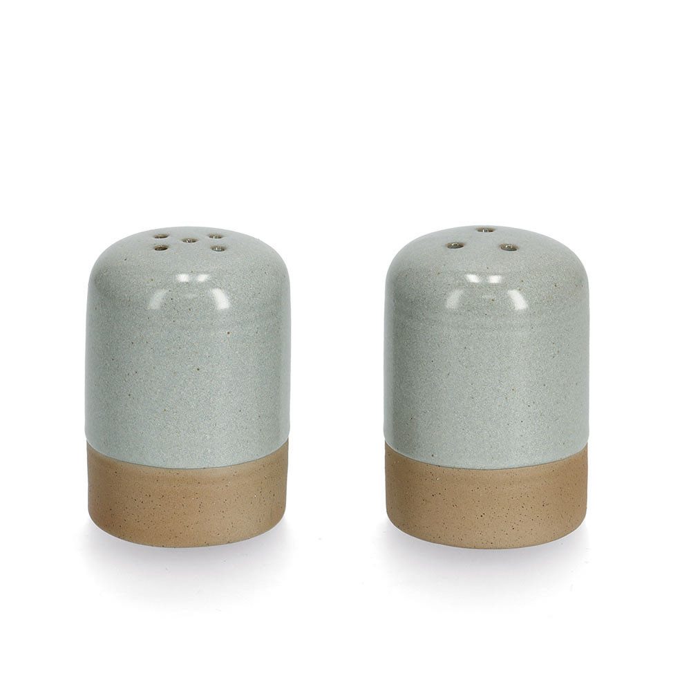 Zeller Present Küchenorganizer-Set Salz-/Pfefferstreuer-Set, 2-tlg., Steingut