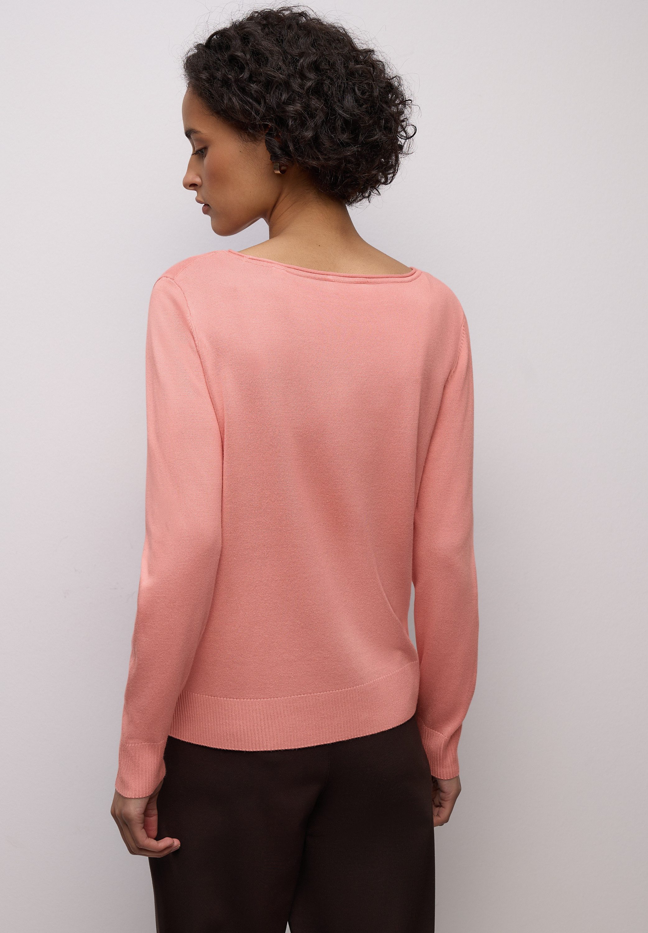 STREET ONE Longpullover mit Strick-Detail