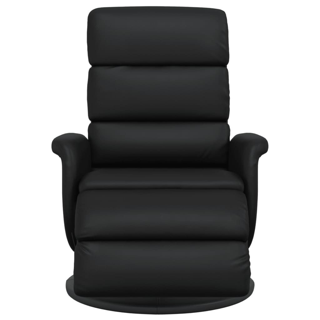 vidaXL Sessel Relaxsessel mit Fußteil Schwarz günstig online kaufen