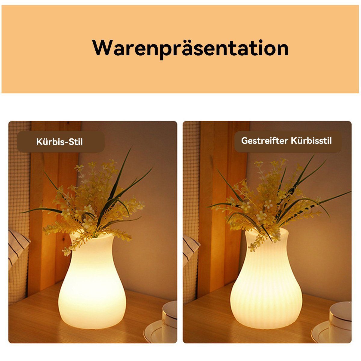 DOPWii LED Nachtlicht 3-farbig verstellbare Nachttischlampe günstig online kaufen