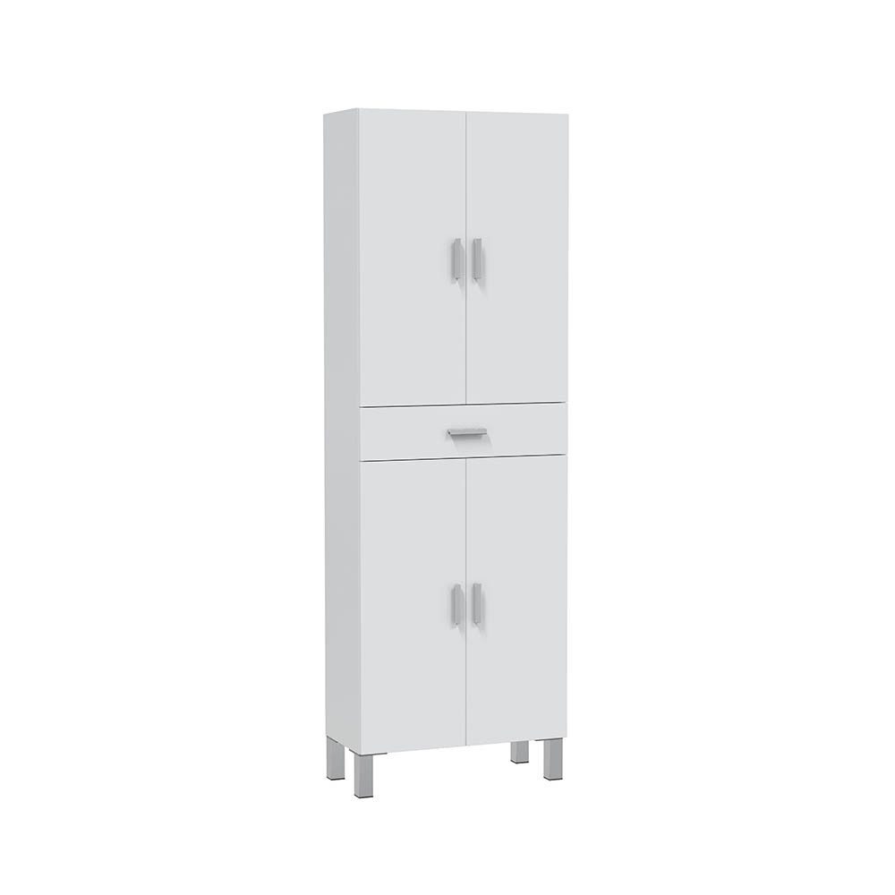 FORES HABITAT Hochschrank in weiß glänzend - 60x182x29 (BxHxT)
