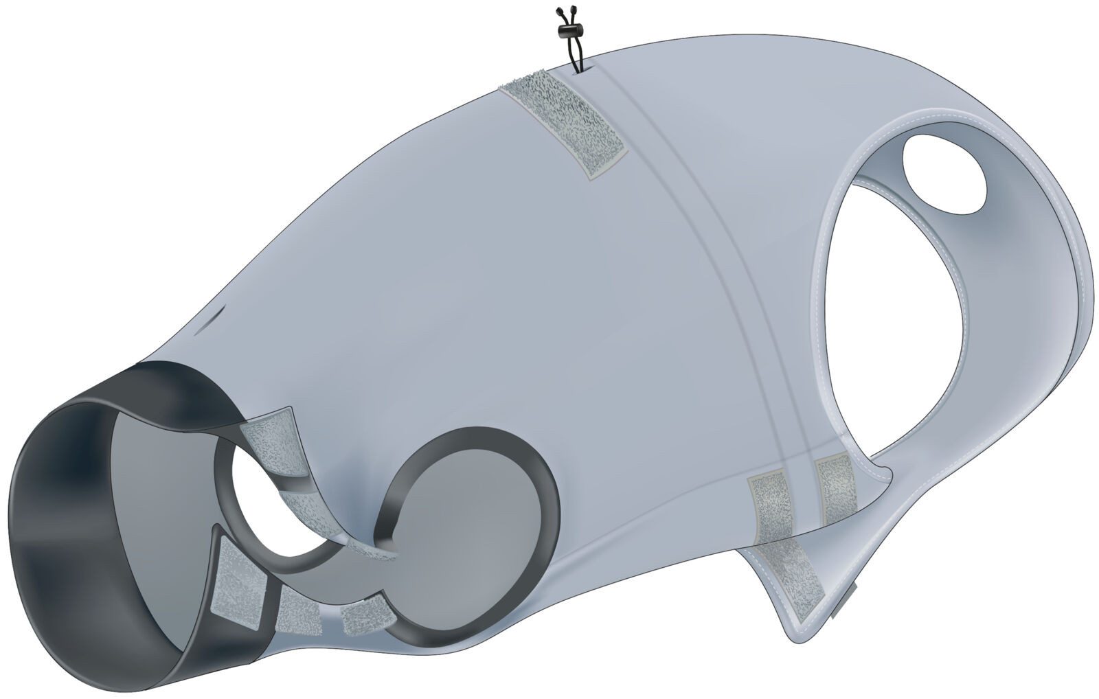 TRIXIE OP-Body OP-Body für Hunde - grau