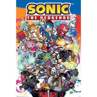 PYRAMID Poster Sonic the Hedgehog Poster Sonic Comic Characters 61 x 91,5 cm
