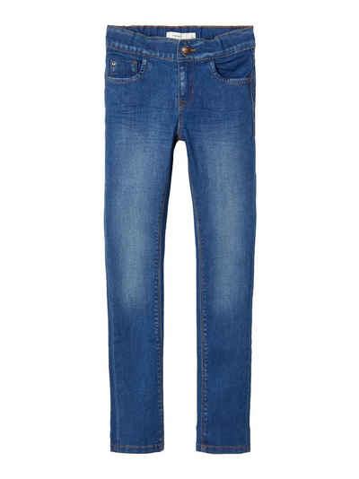 Name It 5-Pocket-Jeans Mädchen Hose aus Stretchdenim
