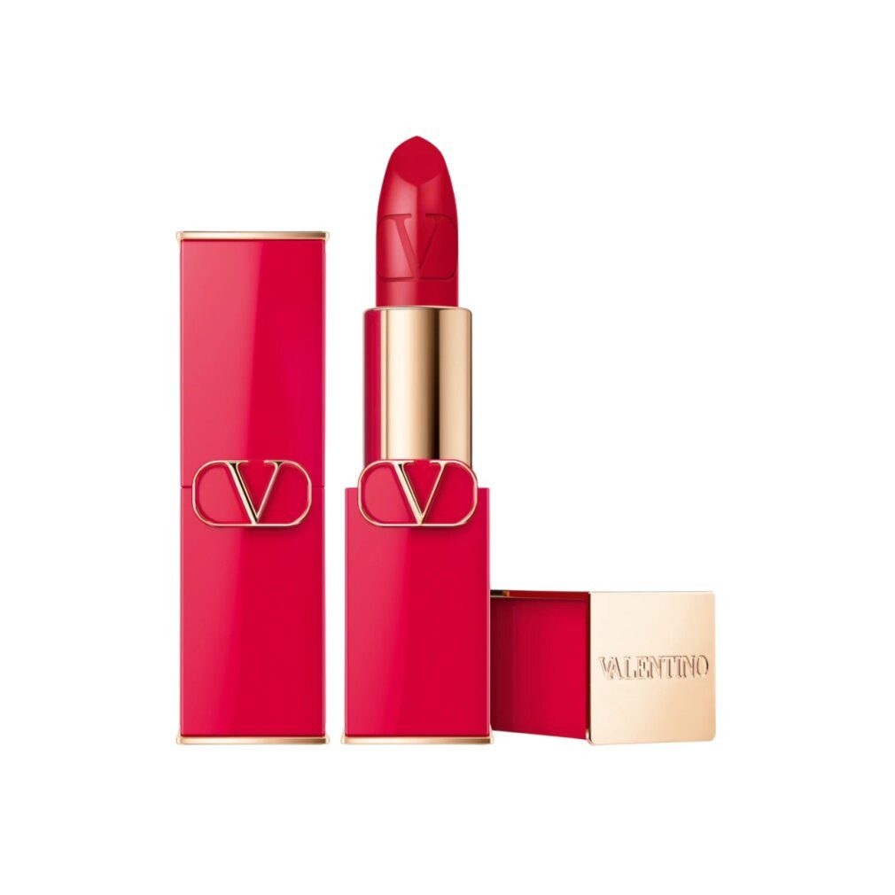 Valentino Lippenstift Rosso Satin Finish Creme-Lippenstift 22R Nachfüllbar 3,5g