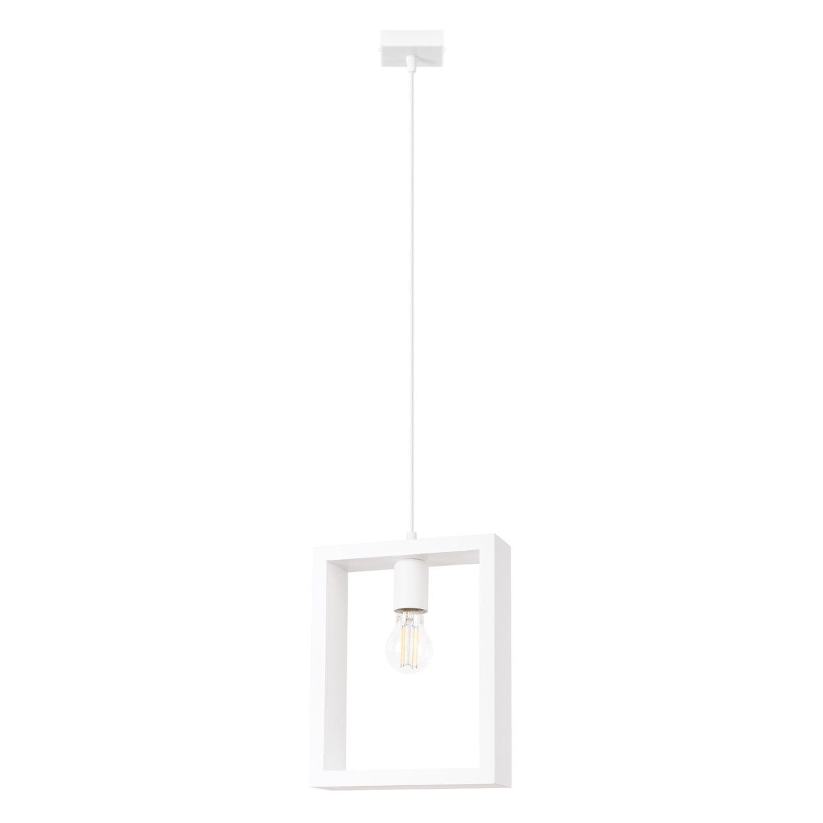 SOLLUX lighting Hängeleuchte Pendelleuchte Aries Weiß, Nicht enthalten