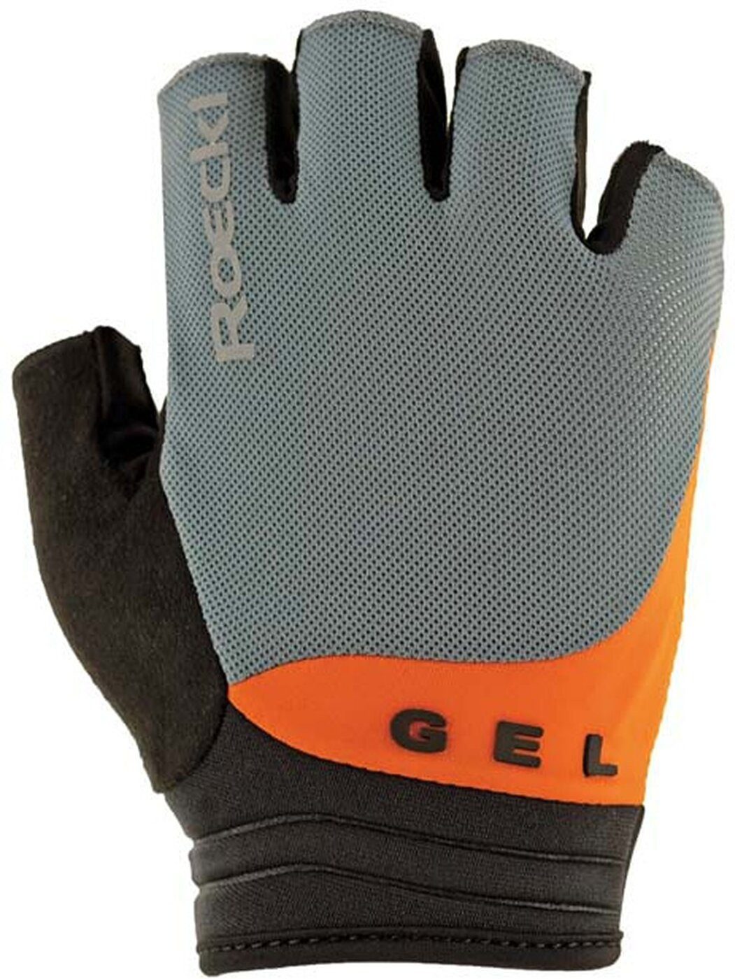 Roeckl Fahrradhandschuhe Itamos 2 HURRICANE GREY/ORANGE günstig online kaufen
